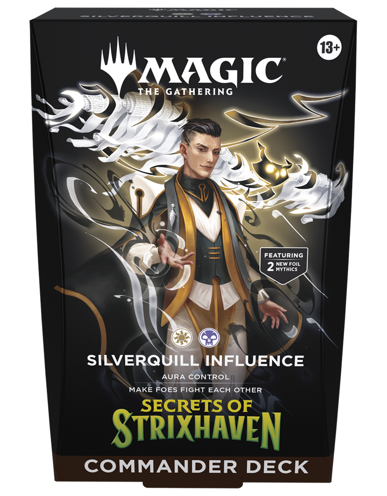 Wizards of the Coast Magic: The Gathering - Secrets Of Strixhaven Silverquill Infuence Commander Deck