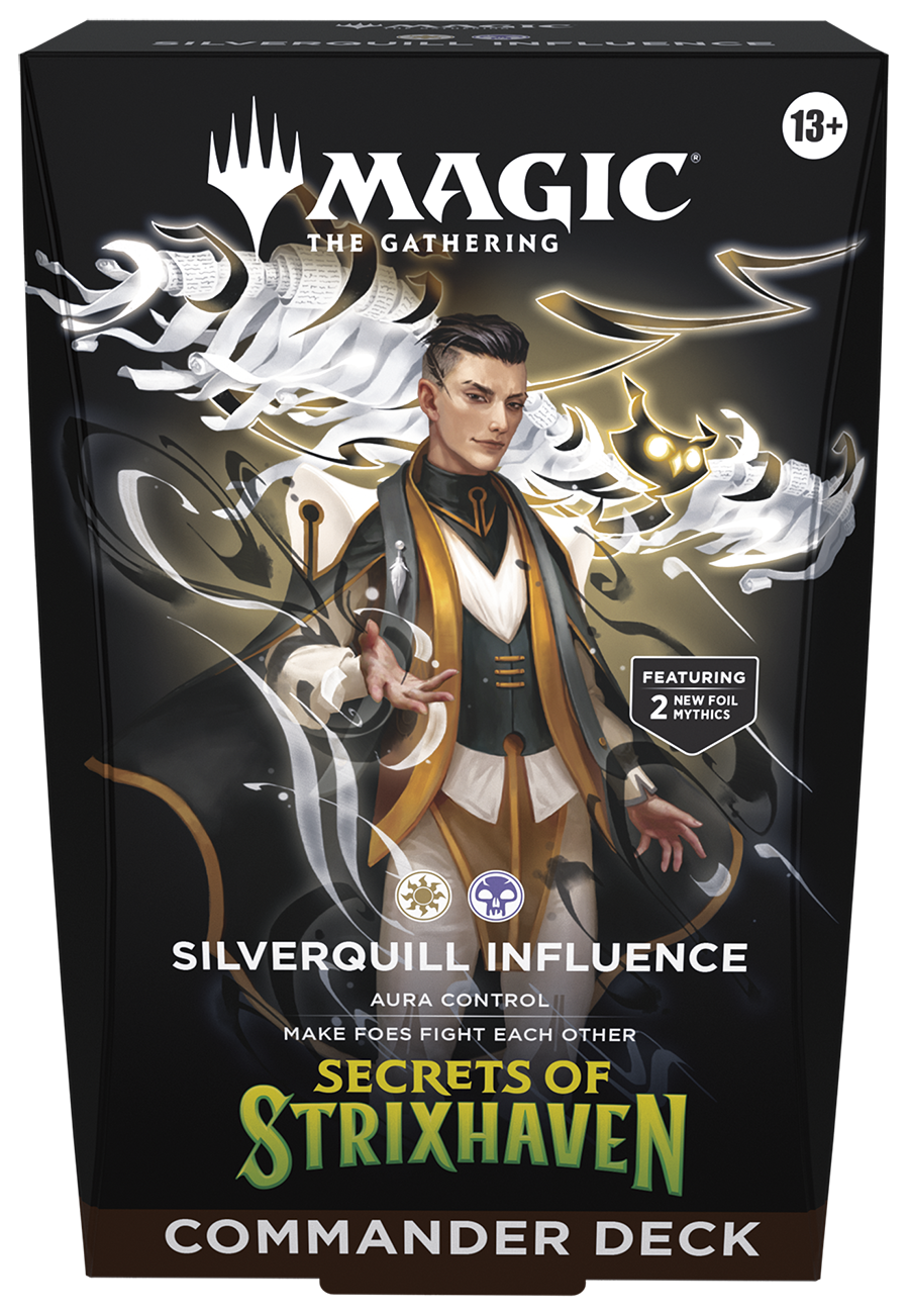 Wizards of the Coast Magic: The Gathering - Secrets Of Strixhaven Silverquill Infuence Commander Deck