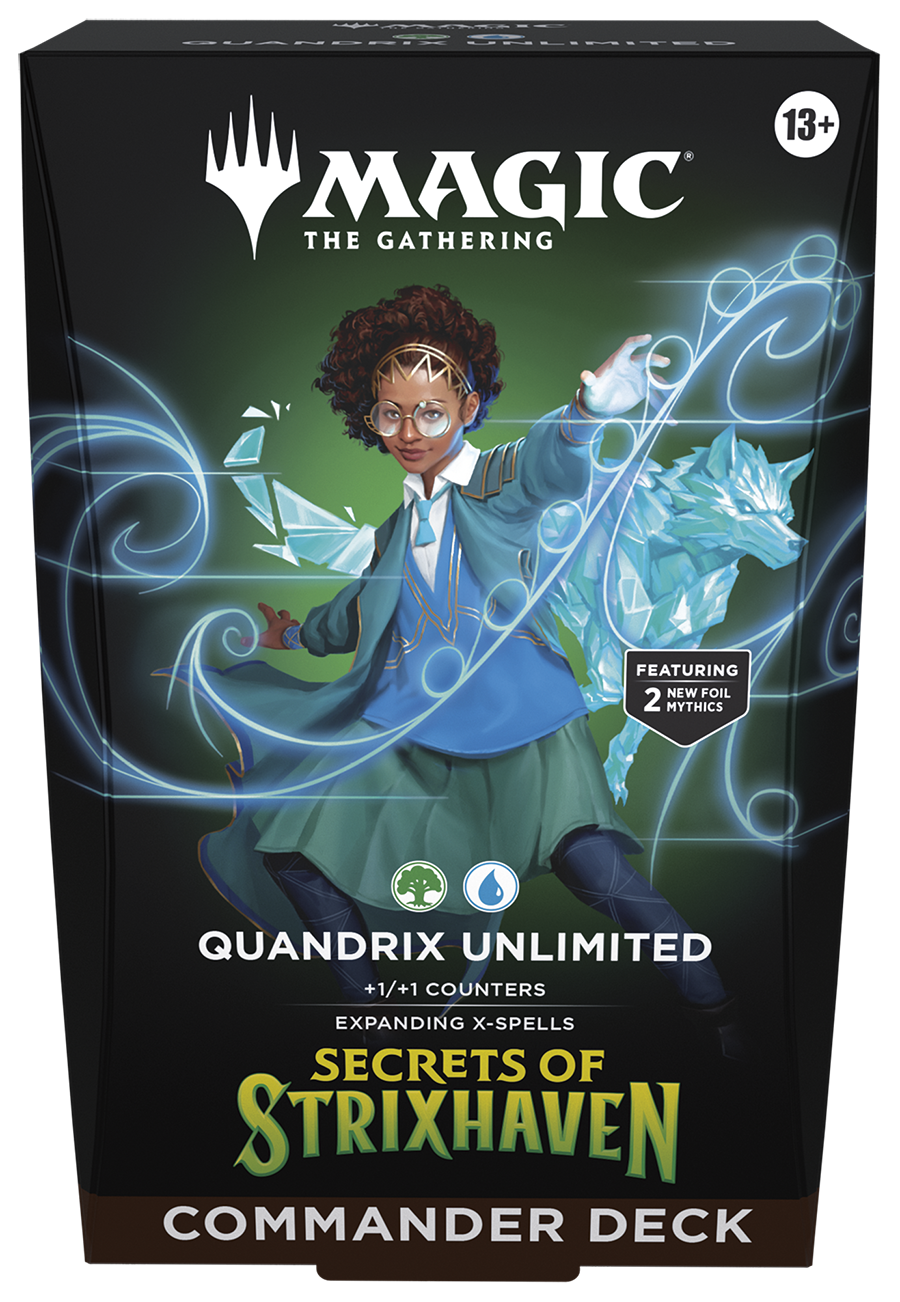Wizards of the Coast Magic: The Gathering - Secrets Of Strixhaven Quandrix Unlimited Commander Deck