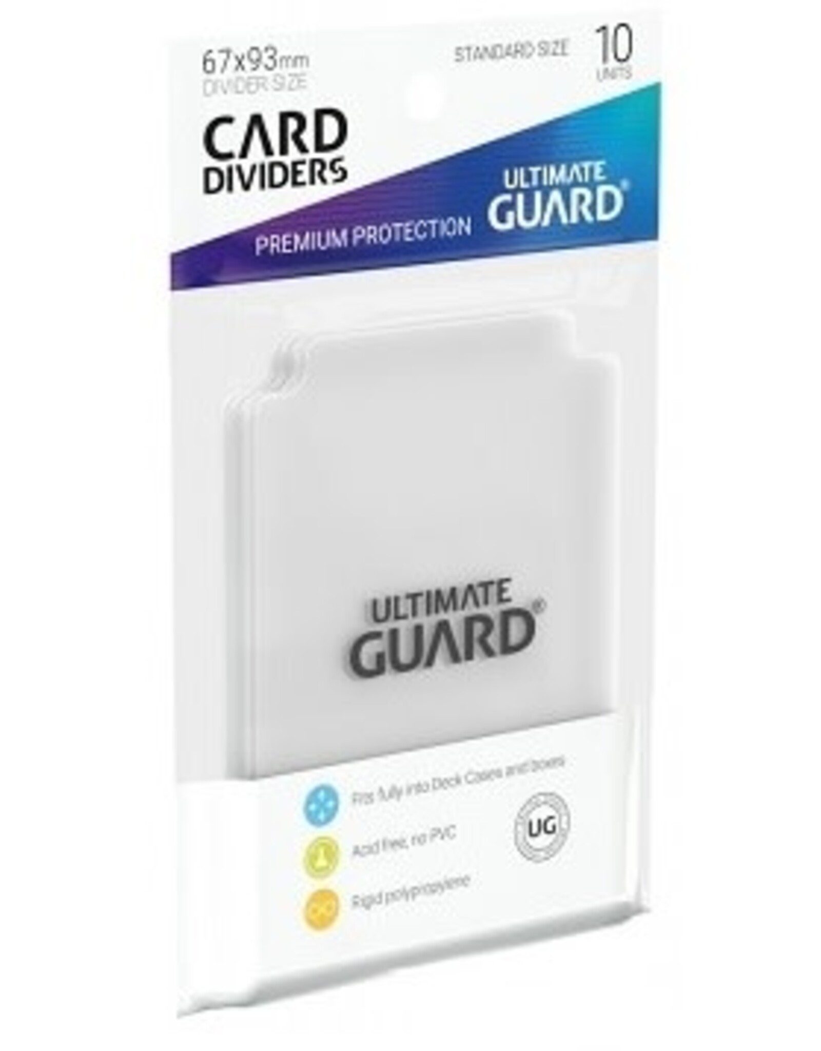 Ultimate Guard Trading Card Dividers (Transparent) 10pk