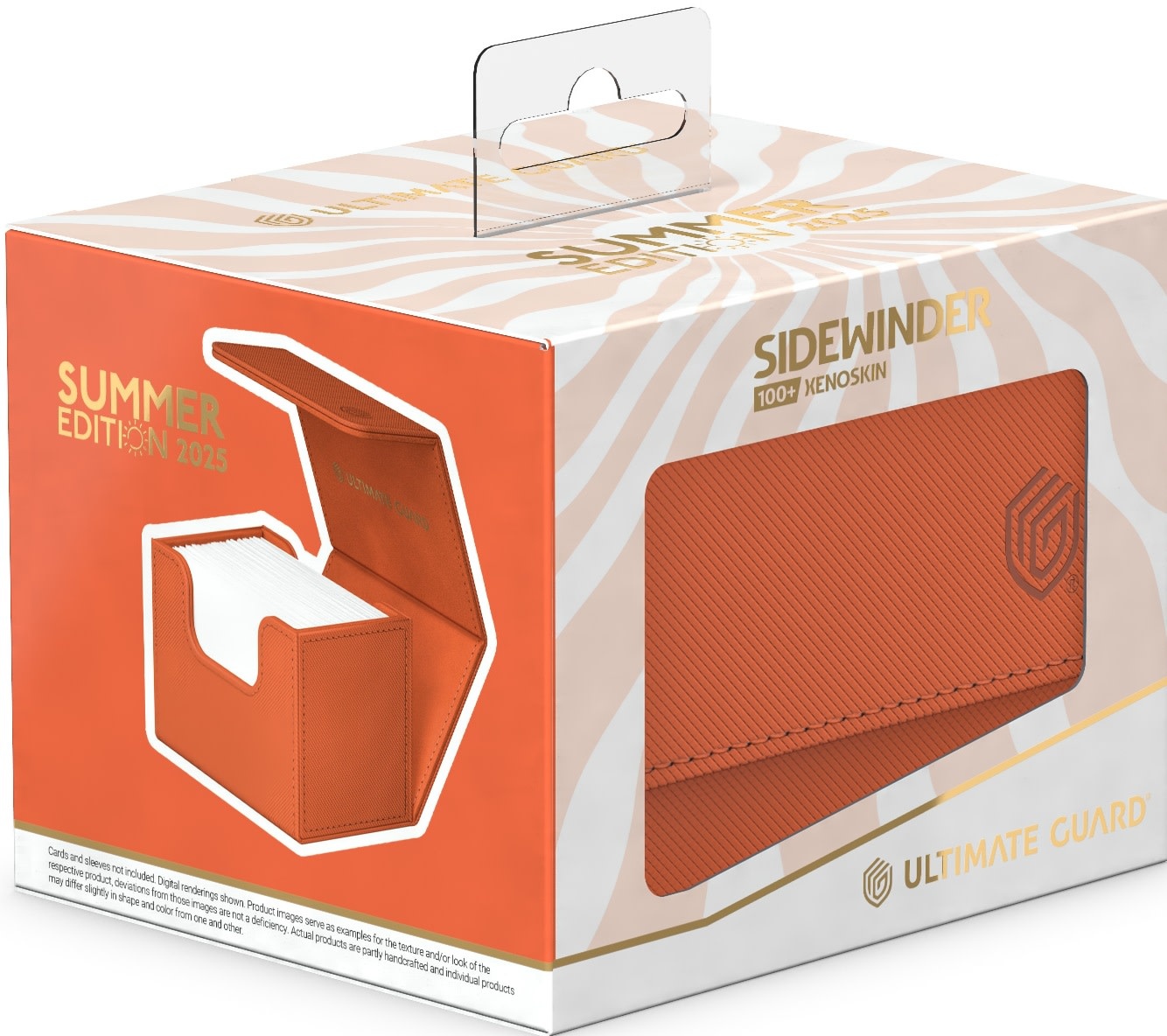 Ultimate Guard Sidewinder: Summer Edition Deck Case (100+, Peach)