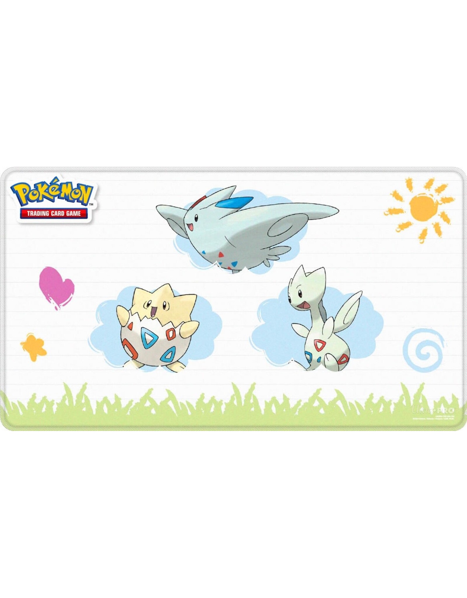 Pokemon Company Pokemon Trading Card Game - Playmat (Togepi Stitched)