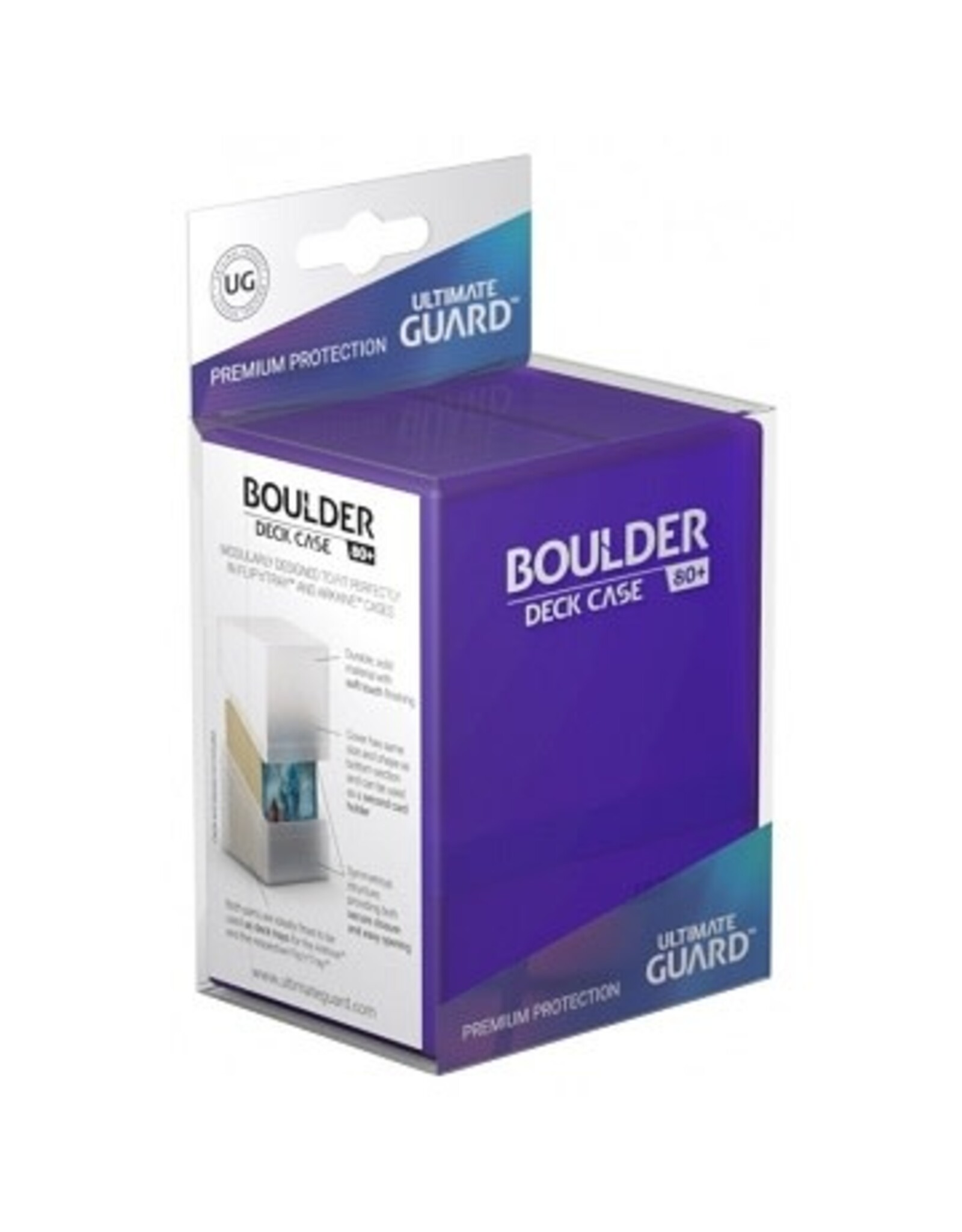 Ultimate Guard Boulder Deck Case (80+, Amethyst)