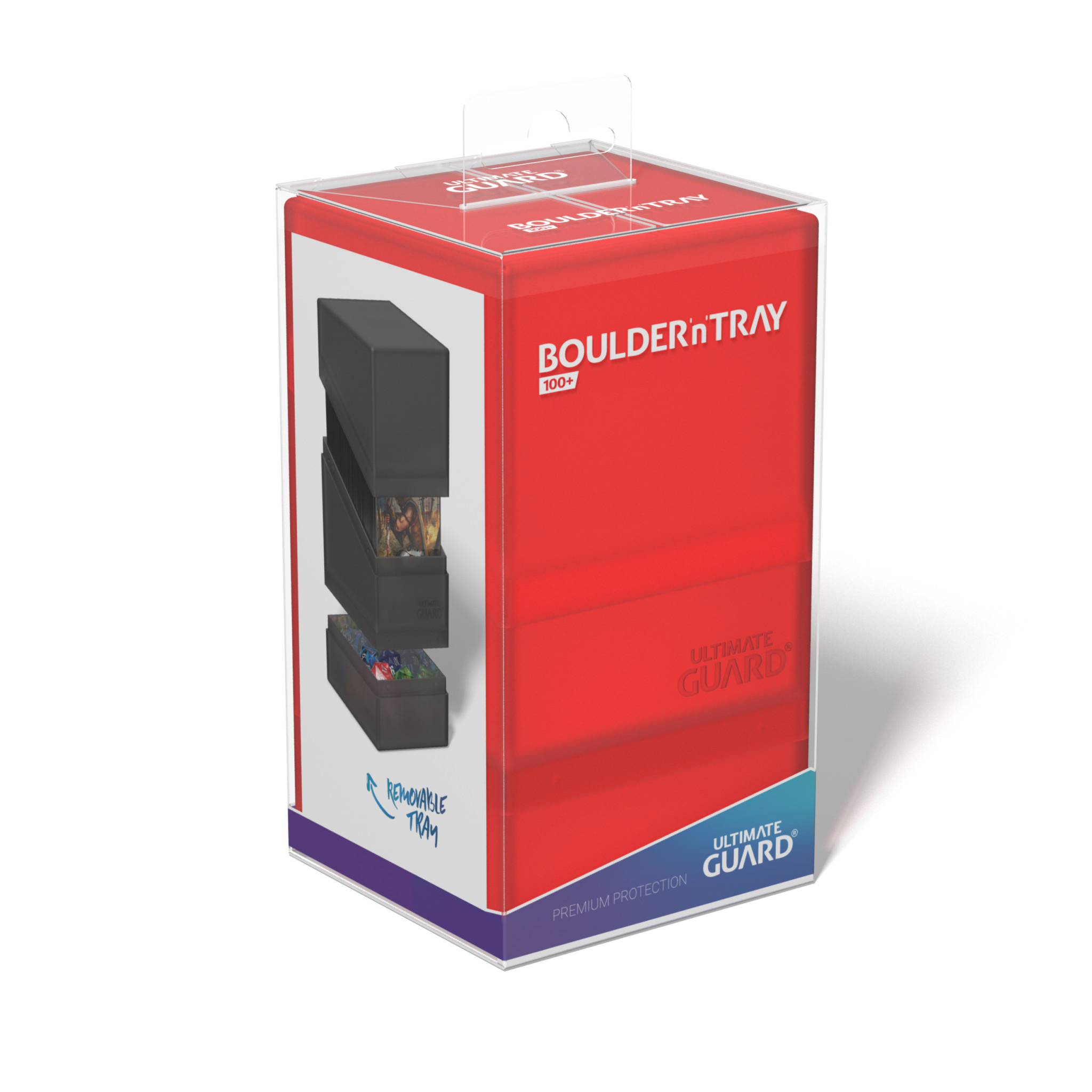 Ultimate Guard Boulder'n'tray Deck Case (100+, Ruby)
