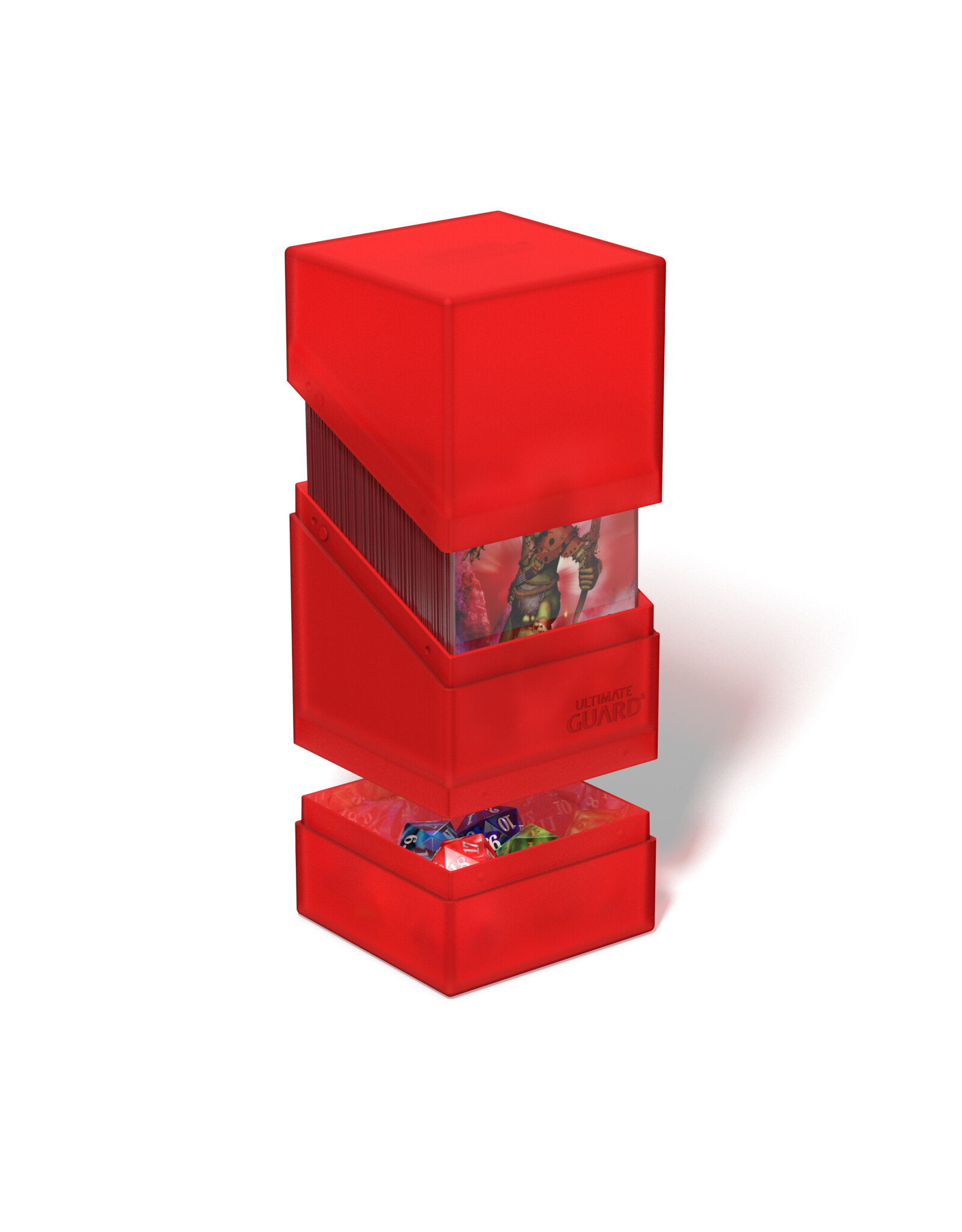 Ultimate Guard Boulder'n'tray Deck Case (100+, Ruby)