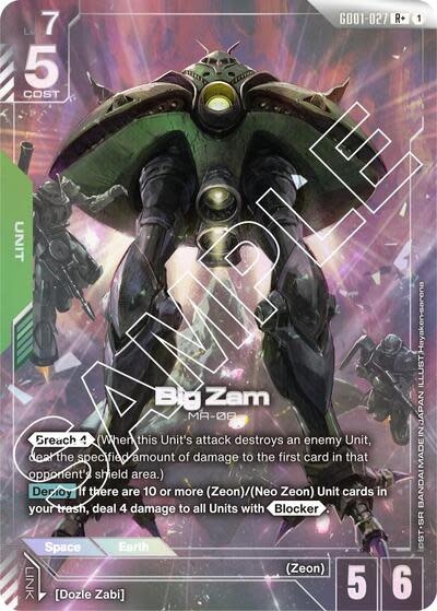 Big Zam (R+) - GD01-027 (Holofoil, R+)