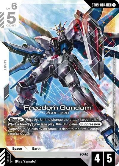 Freedom Gundam - ST09-004 (Holofoil, Legend Rare)