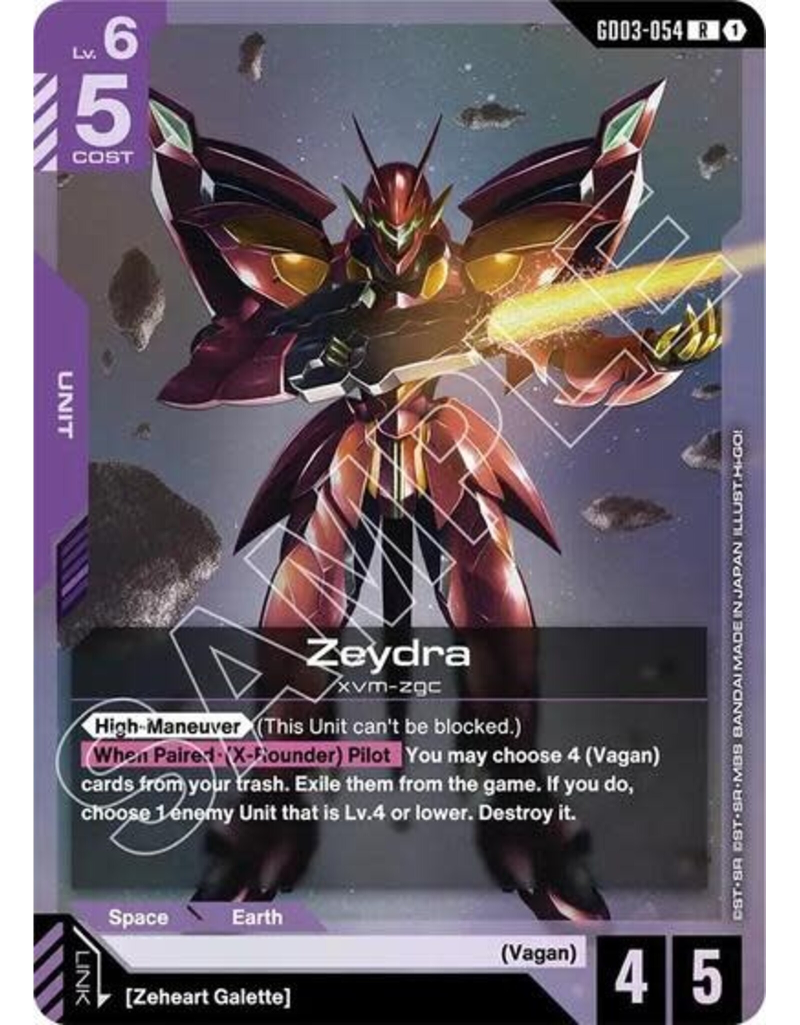 Zeydra - GD03-054 (Holofoil, Rare)