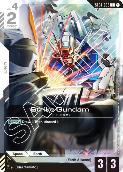 Strike Gundam (Launch Event) (Promo) - ST04-002 (Holofoil, Common)