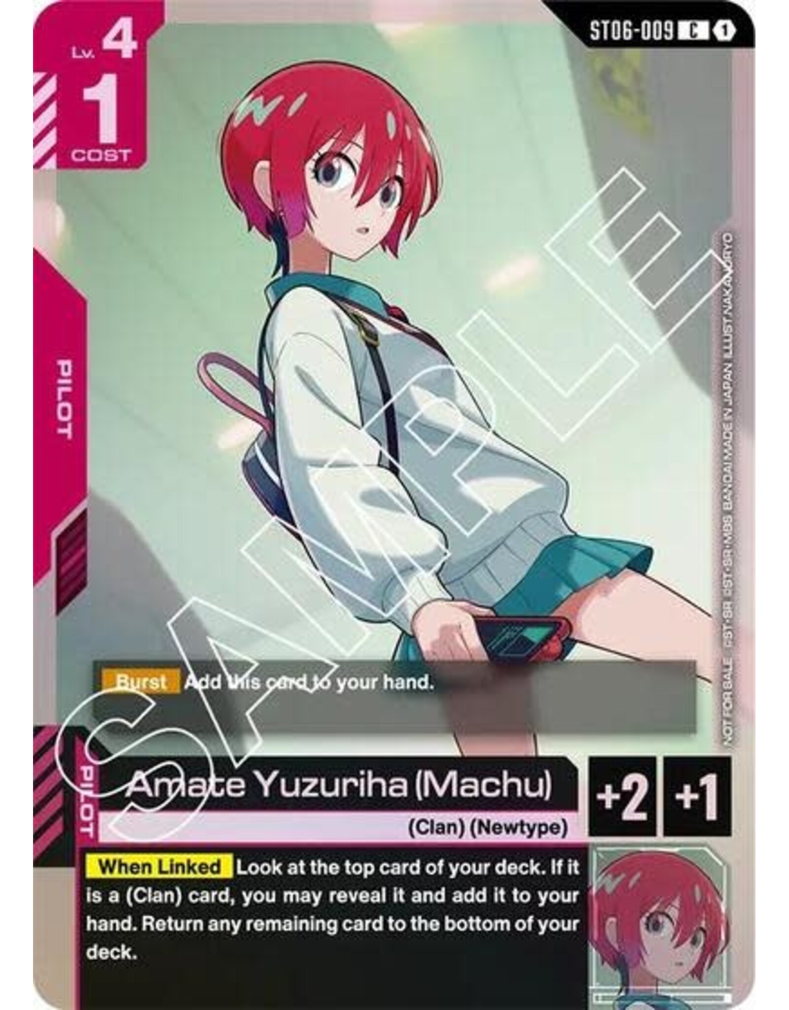 Amate Yuzuriha (Machu) (ST06 Release Event) (Promo) - ST06-009 (Holofoil, Common)
