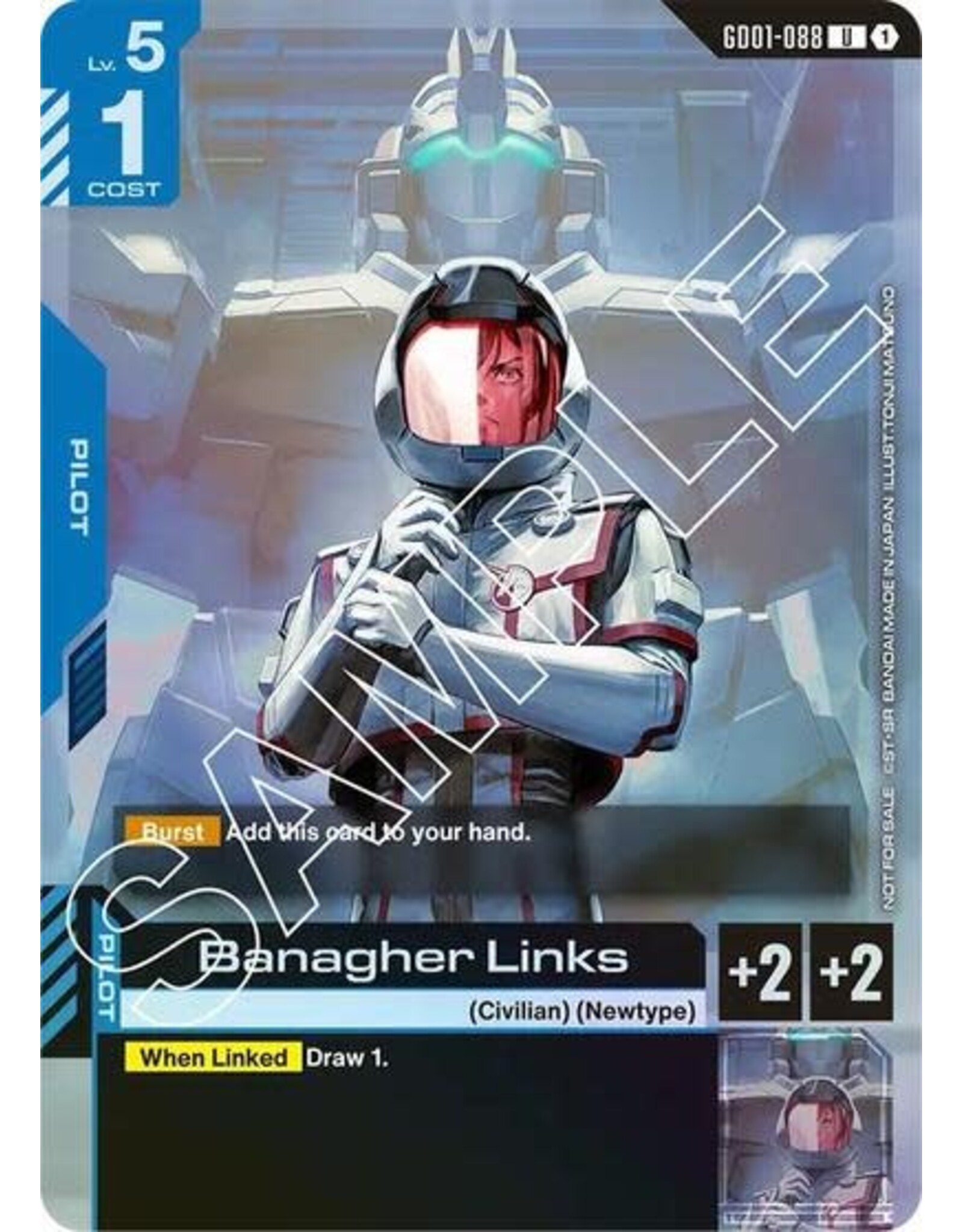 Banagher Links (Launch Event) (Promo) - GD01-088 (Holofoil, Uncommon)