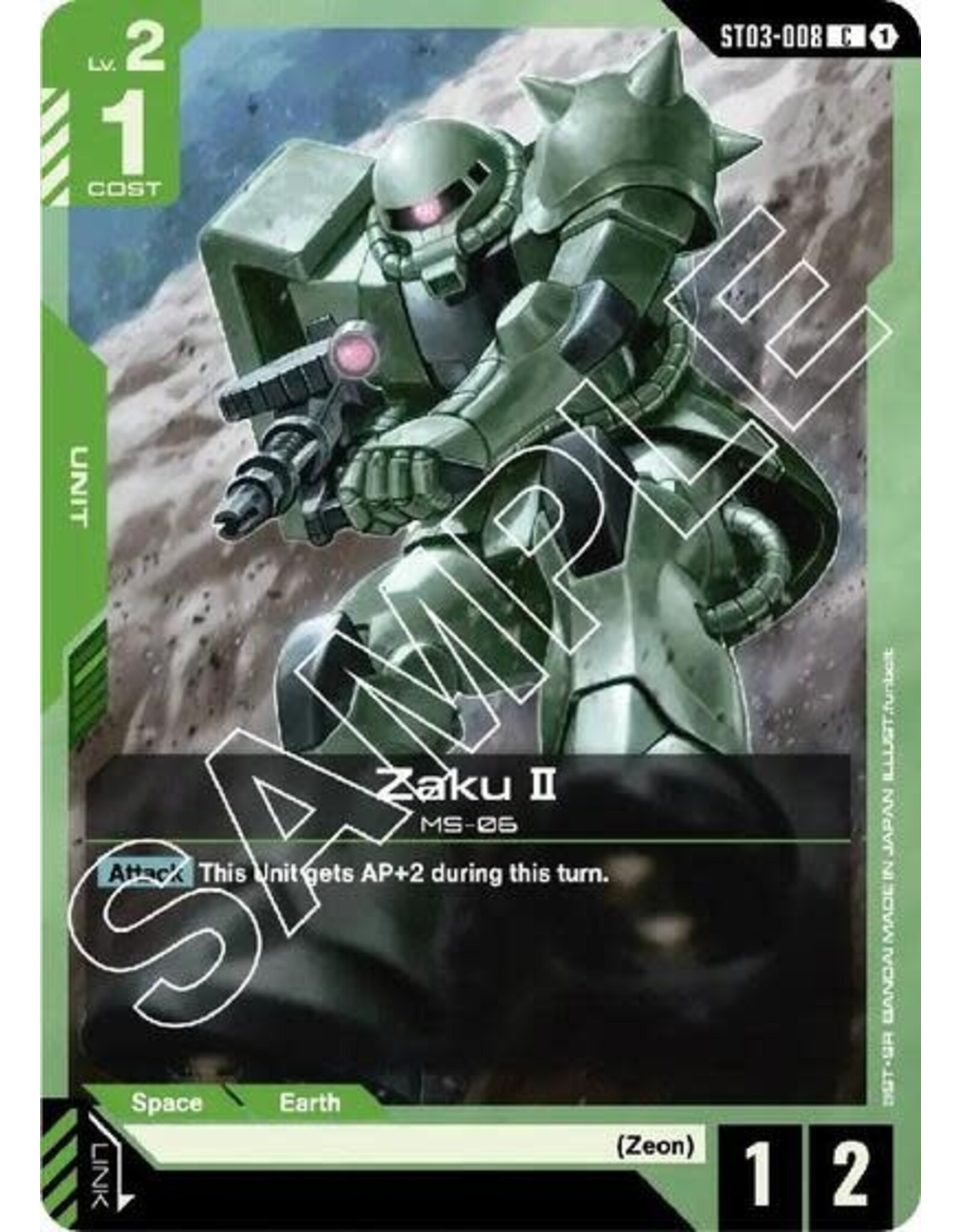 Zaku II - ST03-008 (Normal, Common) (ST03)