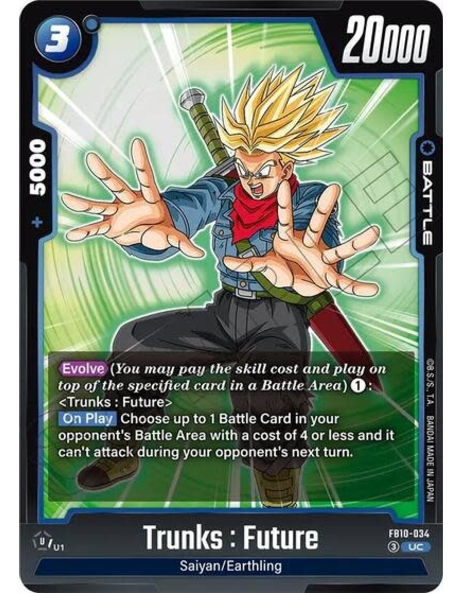 Trunks : Future - FB10-034 (Normal, Uncommon)
