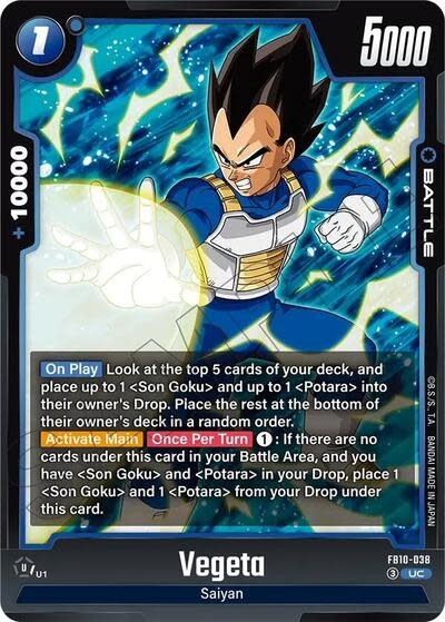 Vegeta - FB10-038 (Normal, Uncommon)
