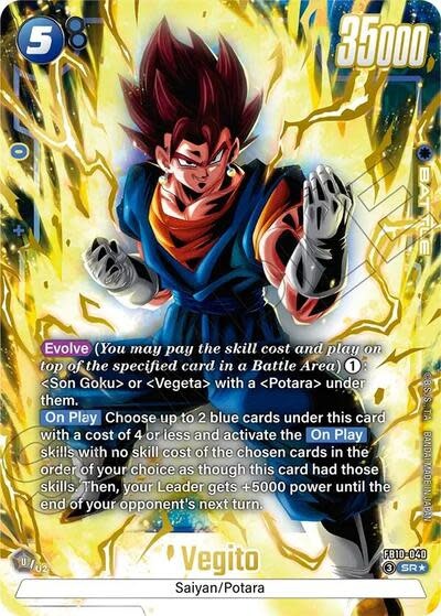 Vegito - FB10-040 (Alternate Art) (Holofoil, Super Rare)
