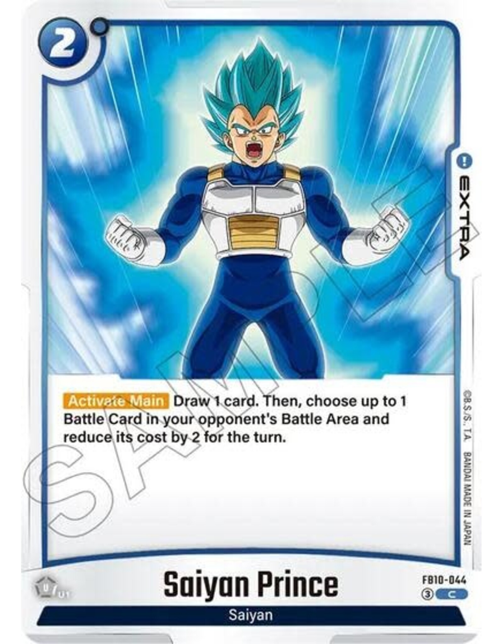 Saiyan Prince - FB10-044 (Normal, Common)