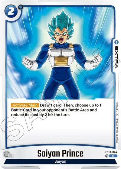 Saiyan Prince - FB10-044 (Normal, Common)