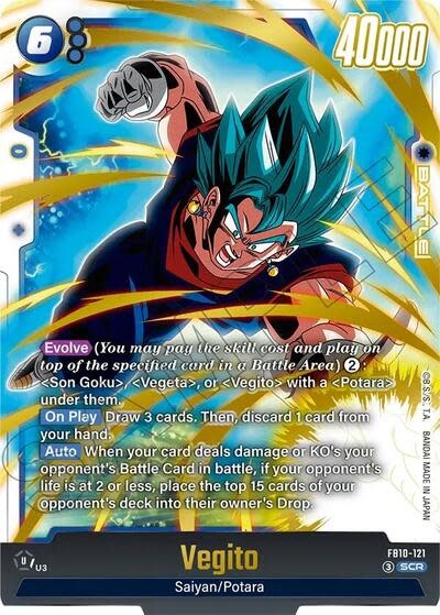 Vegito - FB10-121 (Holofoil, Secret Rare)