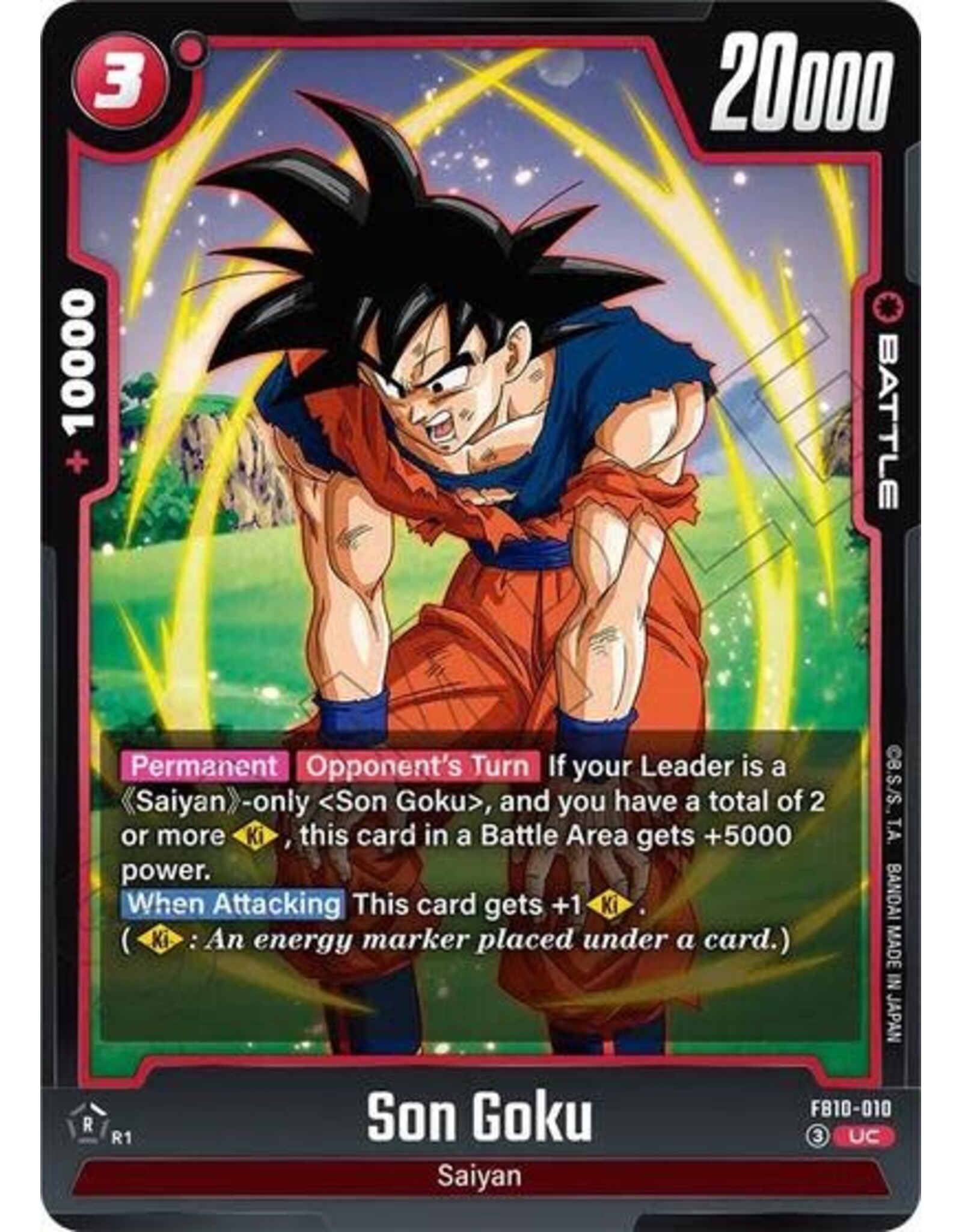 Son Goku - FB10-010 (Normal, Uncommon)
