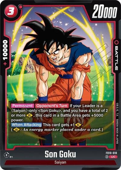 Son Goku - FB10-010 (Normal, Uncommon)