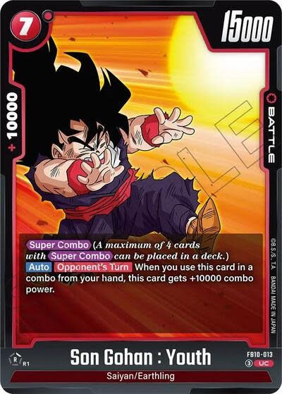 Son Gohan : Youth - FB10-013 (Normal, Uncommon)