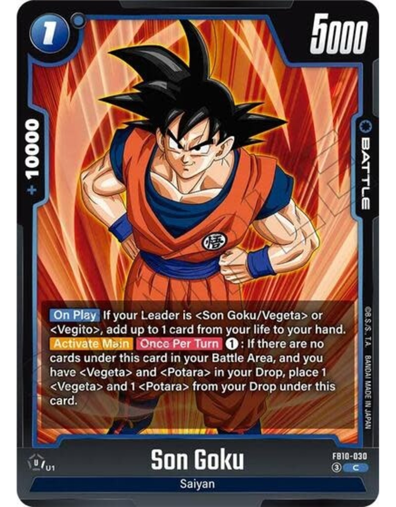 Son Goku - FB10-030 (Normal, Common)