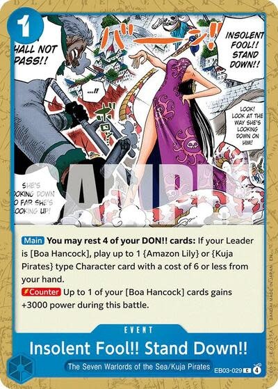 Insolent Fool!! Stand Down!! - EB03-029 (Normal, C)