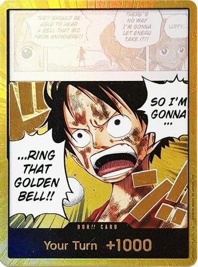 DON!! Card (Luffy) (Gold) (Foil, DON!!) (OP15-EB04)
