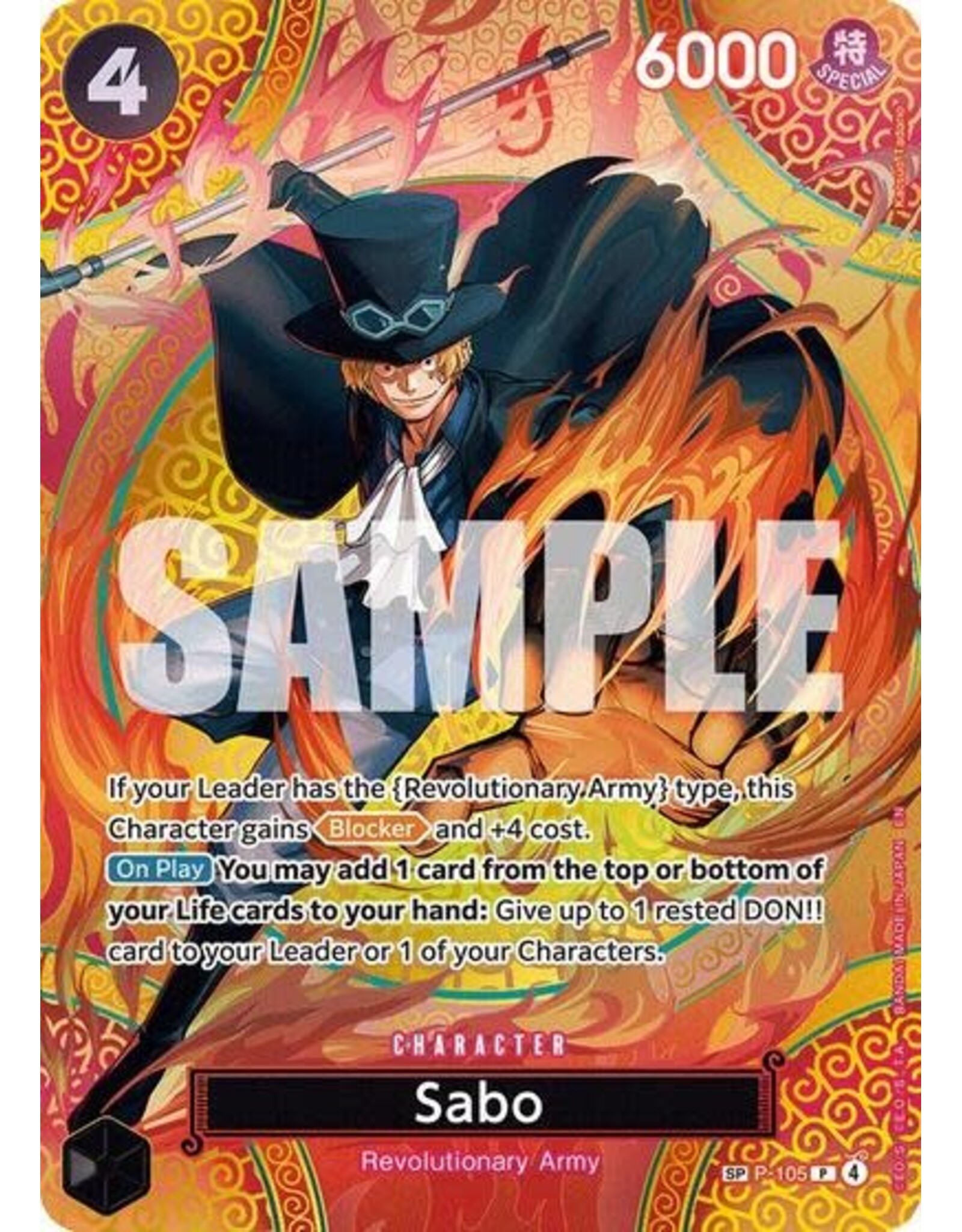 Sabo (P-105) (SP) (Promo) (Foil, PR)