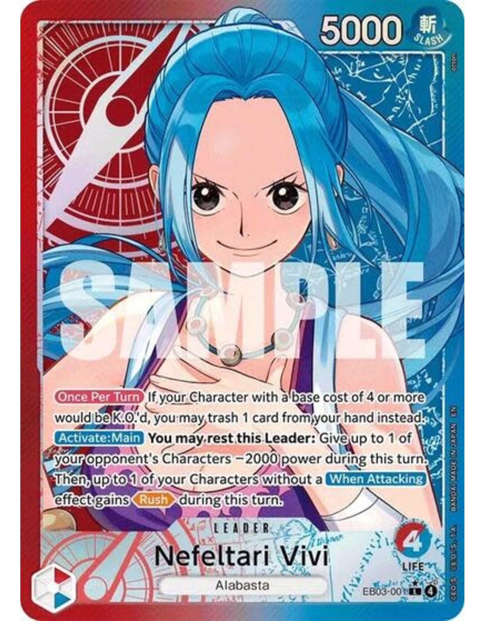 Nefeltari Vivi (001) (Alternate Art) - EB03-001 (Foil, L)