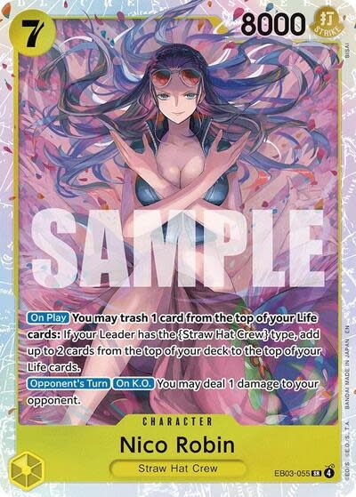 Nico Robin (055) - EB03-055 (Foil, SR)