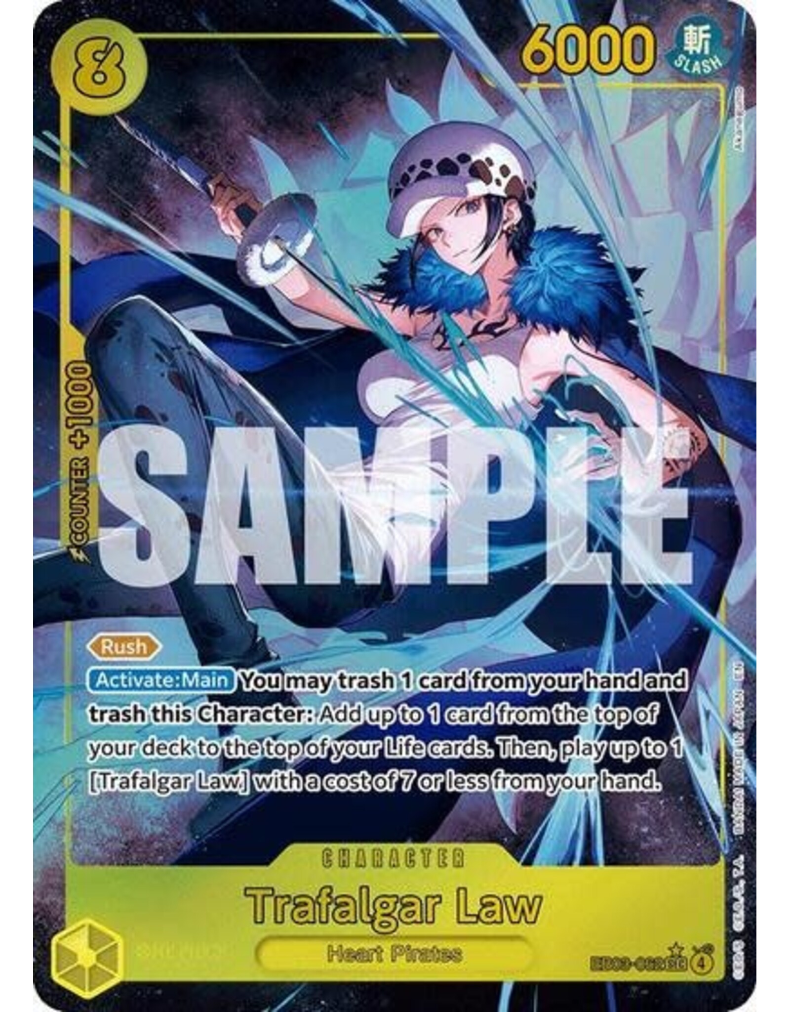 Trafalgar Law (Alternate Art) - EB03-062 (Foil, SEC)
