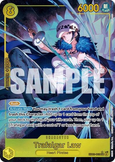 Trafalgar Law (Alternate Art) - EB03-062 (Foil, SEC)