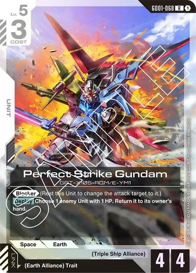 Perfect Strike Gundam - GD01-068 (Holofoil, Rare) (GD01)