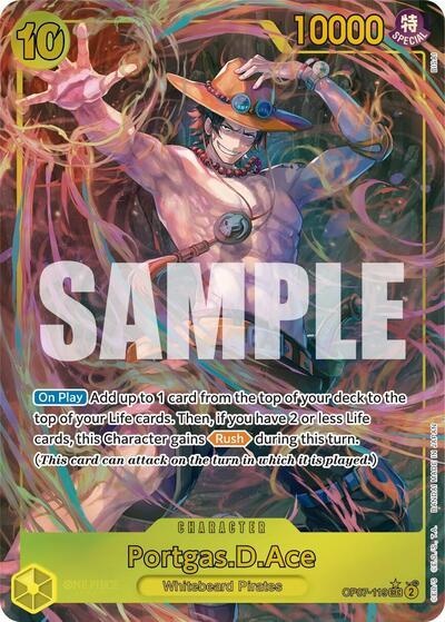 Portgas.D.Ace (119) (Parallel) - OP07-119 (Foil, SEC)