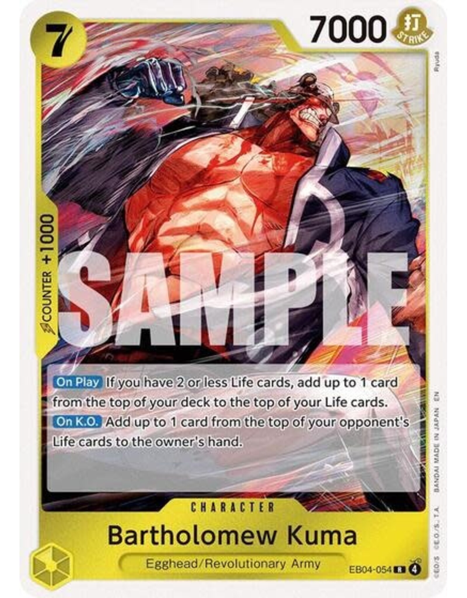 Bartholomew Kuma (EB04-054) (Foil, R)