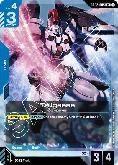 Tallgeese - GD02-005 (Holofoil, Rare)
