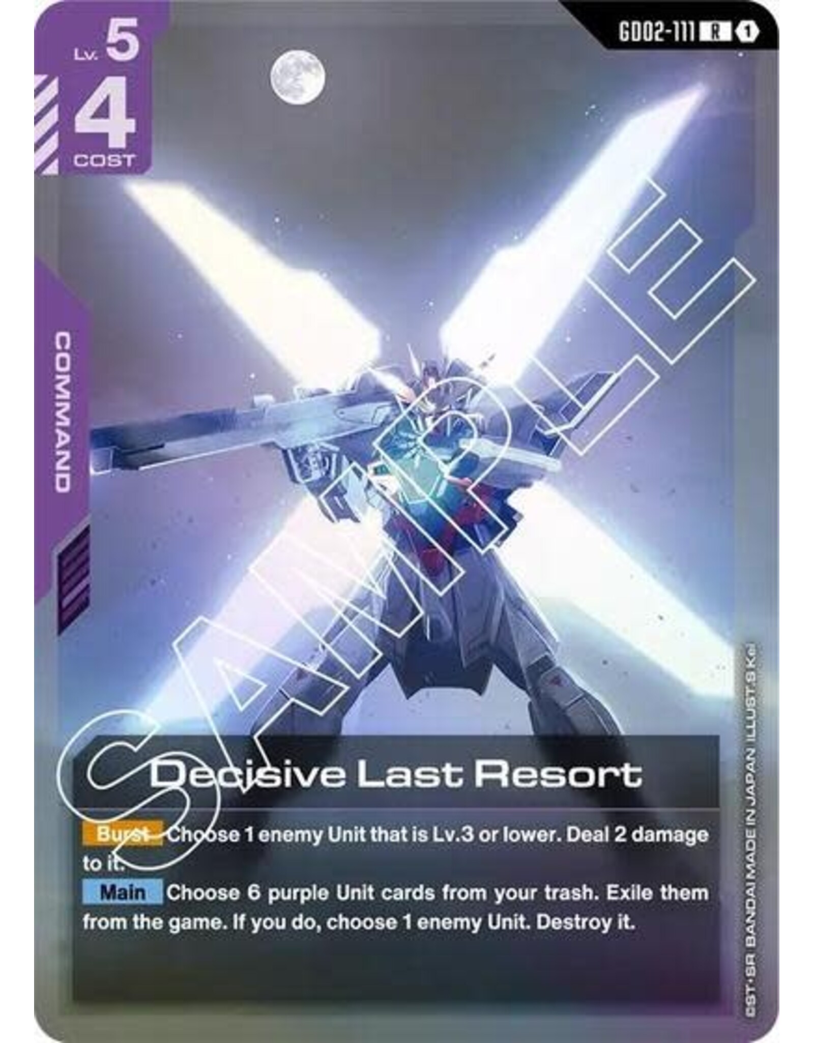Decisive Last Resort - GD02-111 (Holofoil, Rare)