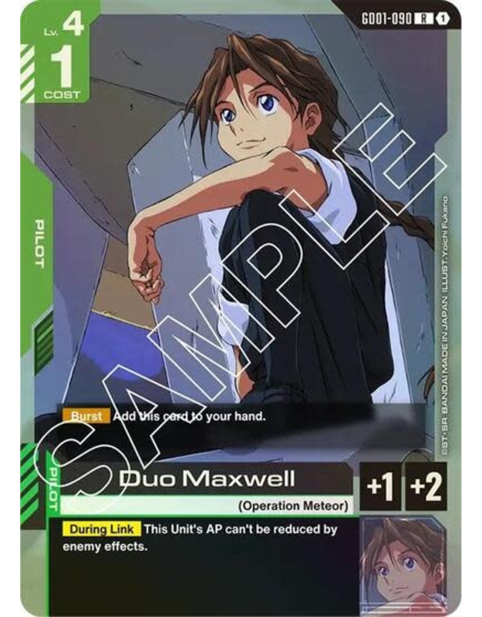 Duo Maxwell - GD01-090 (Holofoil, Rare)