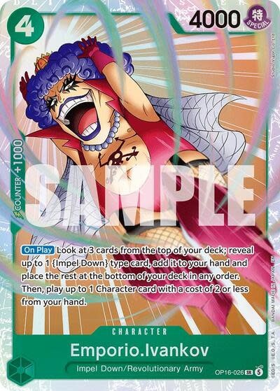 Emporio.Ivankov (026) - OP16-026 (Foil, SR)