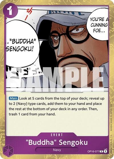 "Buddha" Sengoku - OP16-077 (Foil, R)