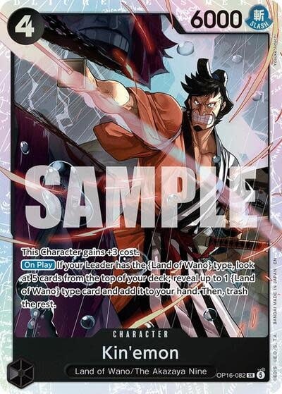 Kin'emon - OP16-082 (Foil, SR)