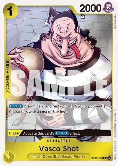 Vasco Shot - OP16-110 (Foil, R)