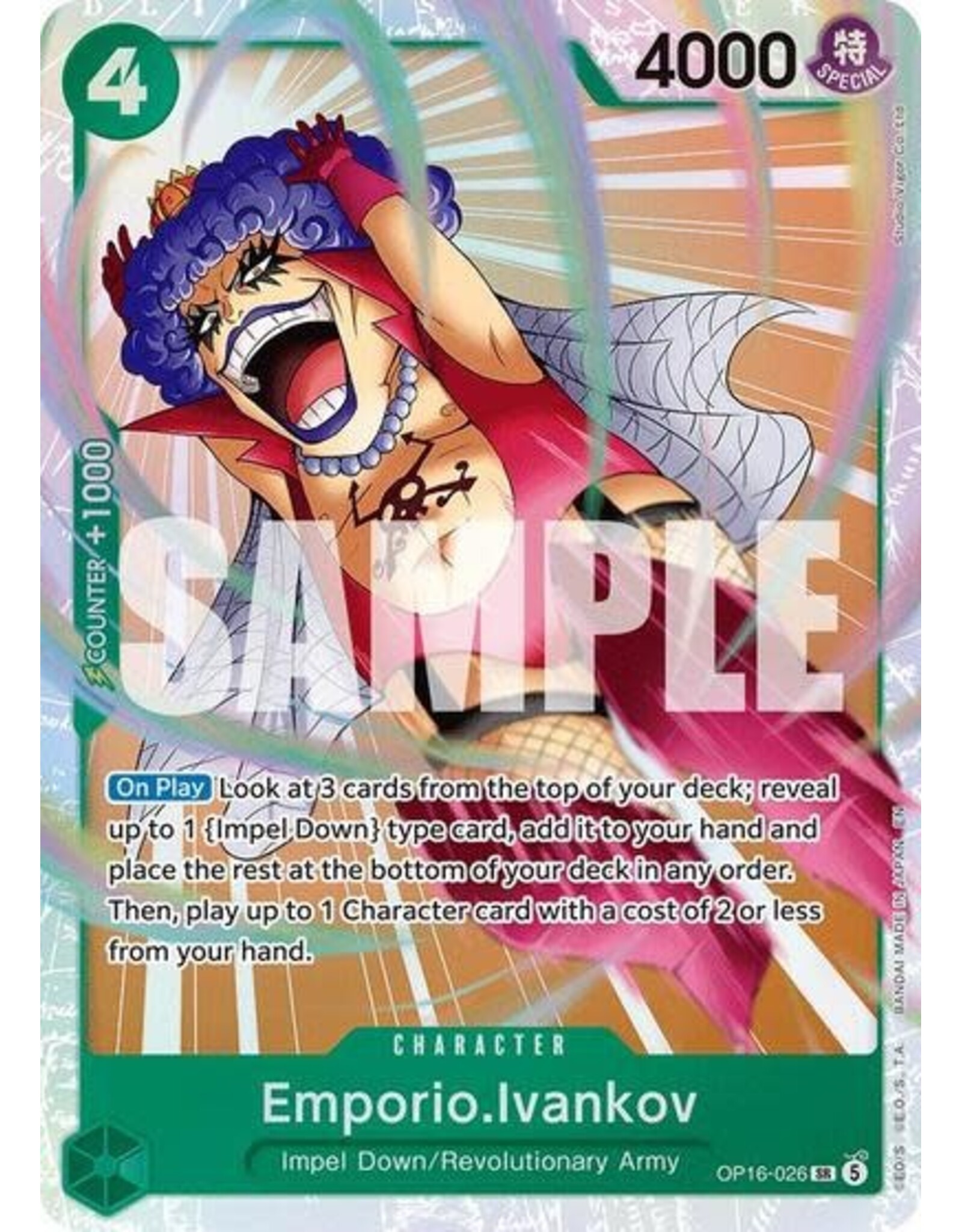Emporio.Ivankov (026) - OP16-026 (Foil, SR)