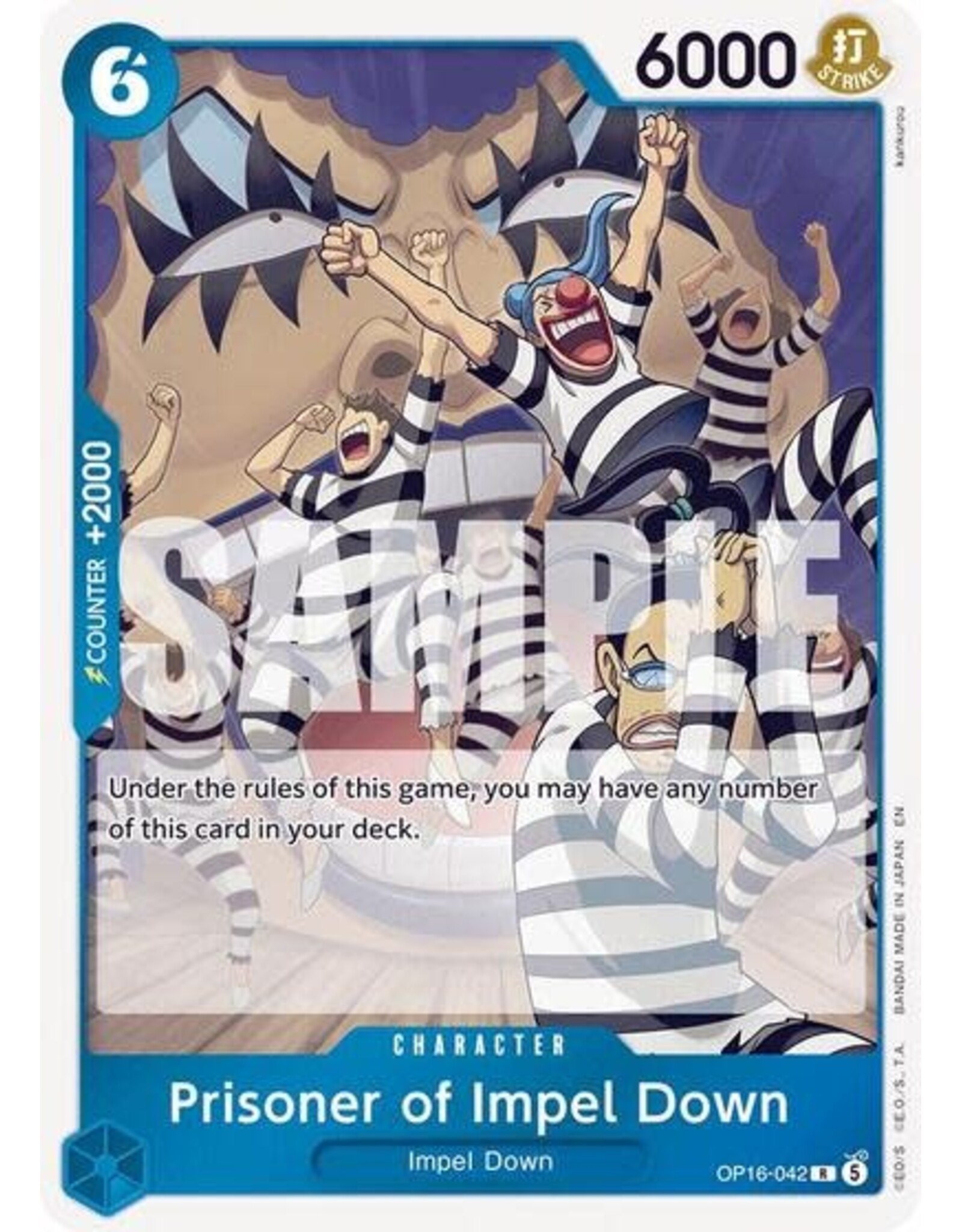 Prisoner of Impel Down - OP16-042 (Foil, R)