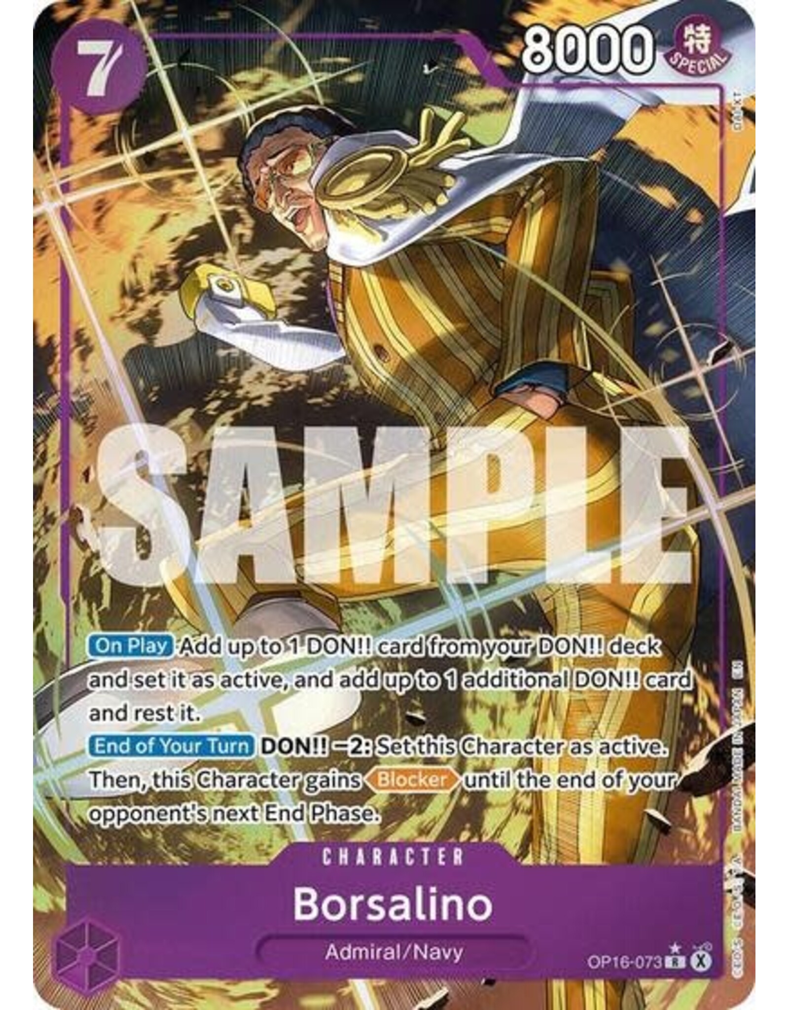 Borsalino (Alternate Art) - OP16-073 (Foil, R)