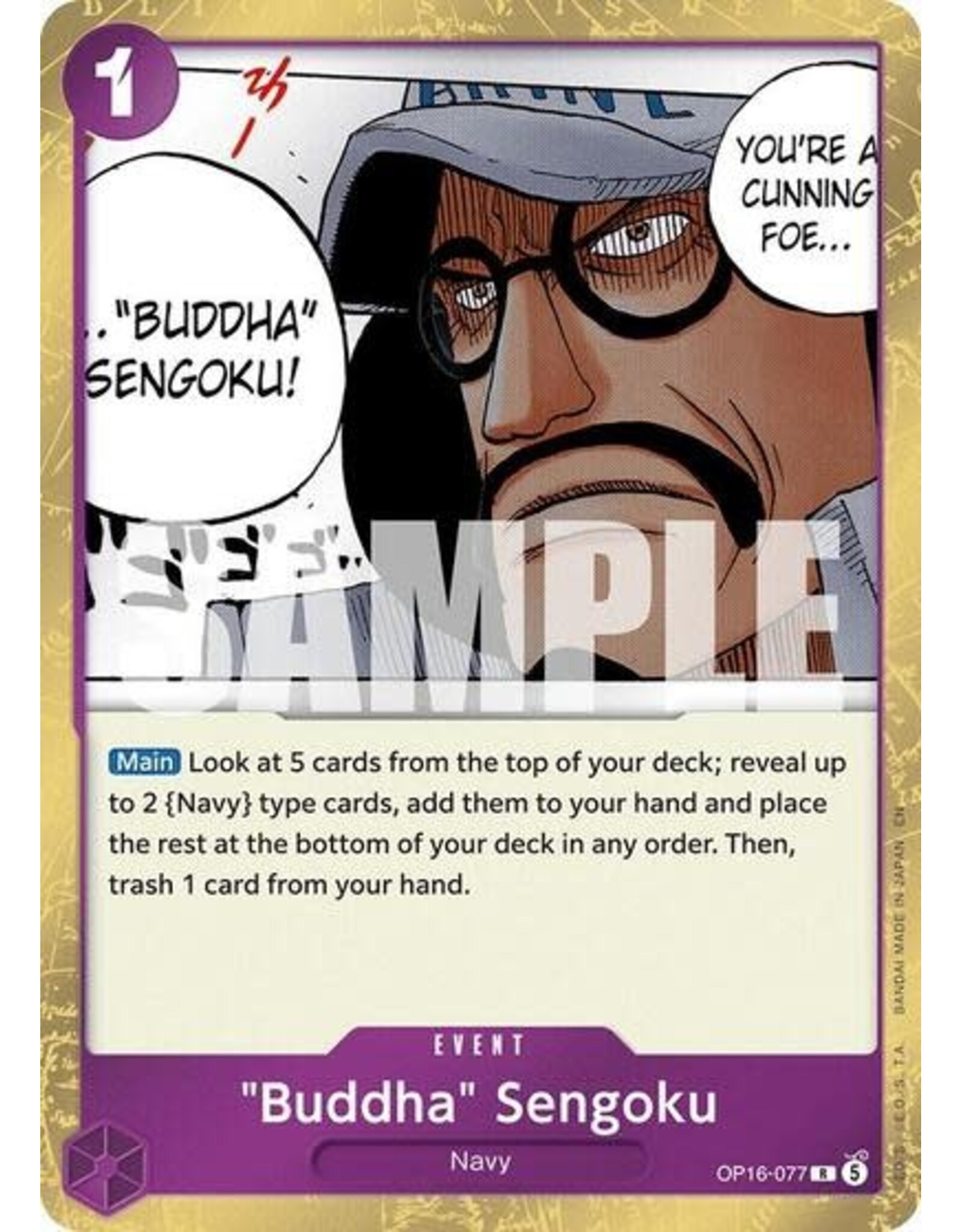 "Buddha" Sengoku - OP16-077 (Foil, R)