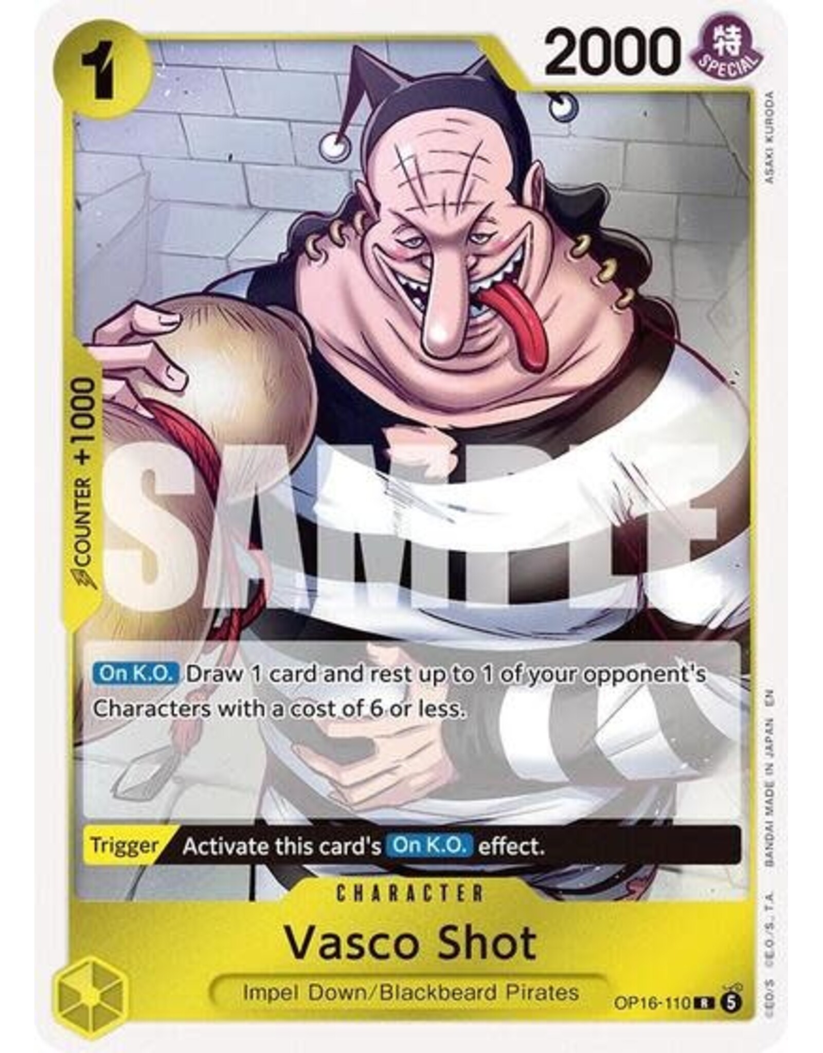 Vasco Shot - OP16-110 (Foil, R)