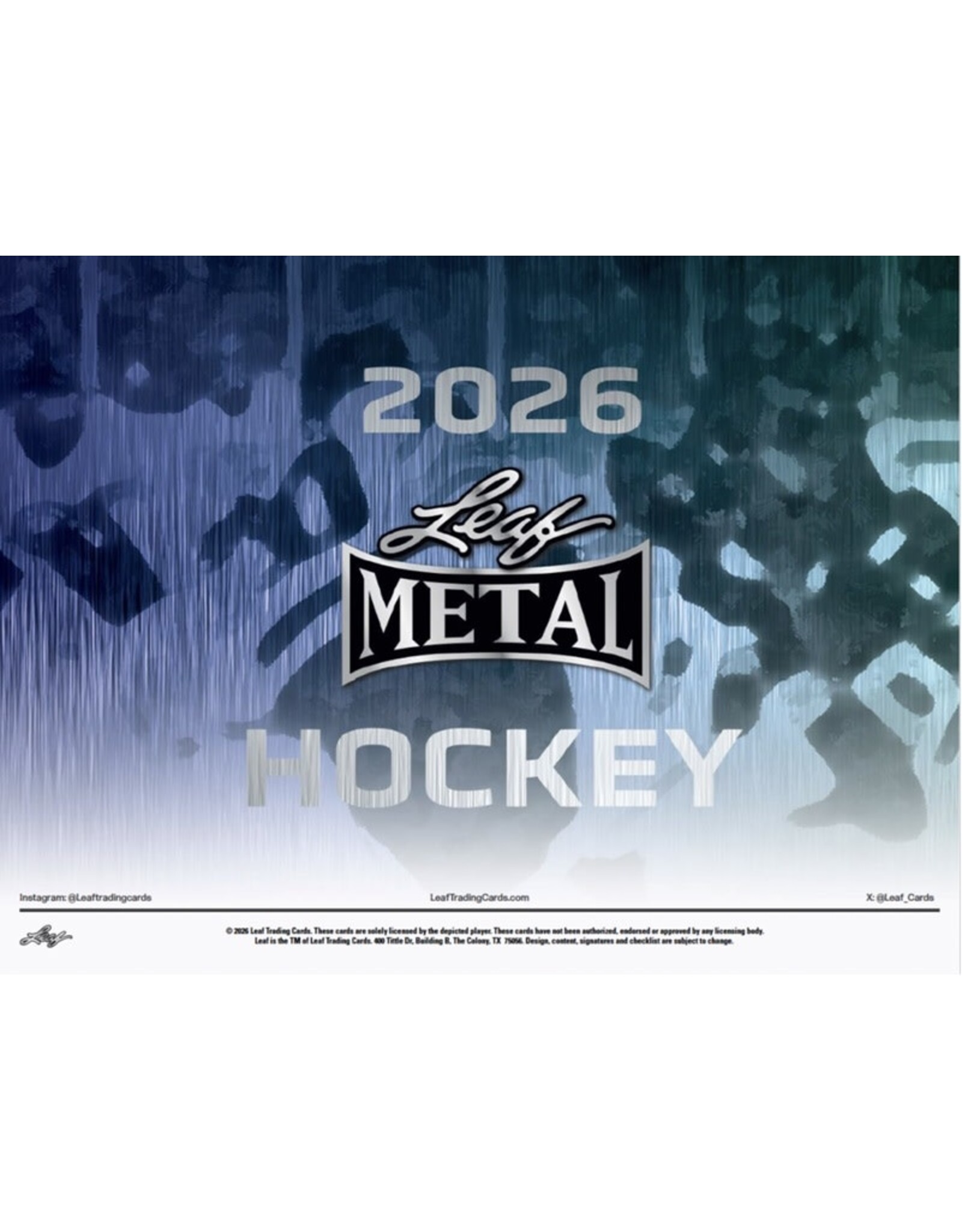 Upper Deck Leaf - 2026 Metal Hockey Box