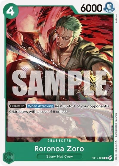 Roronoa Zoro - ST12-008 (Normal, C) (ST-12)